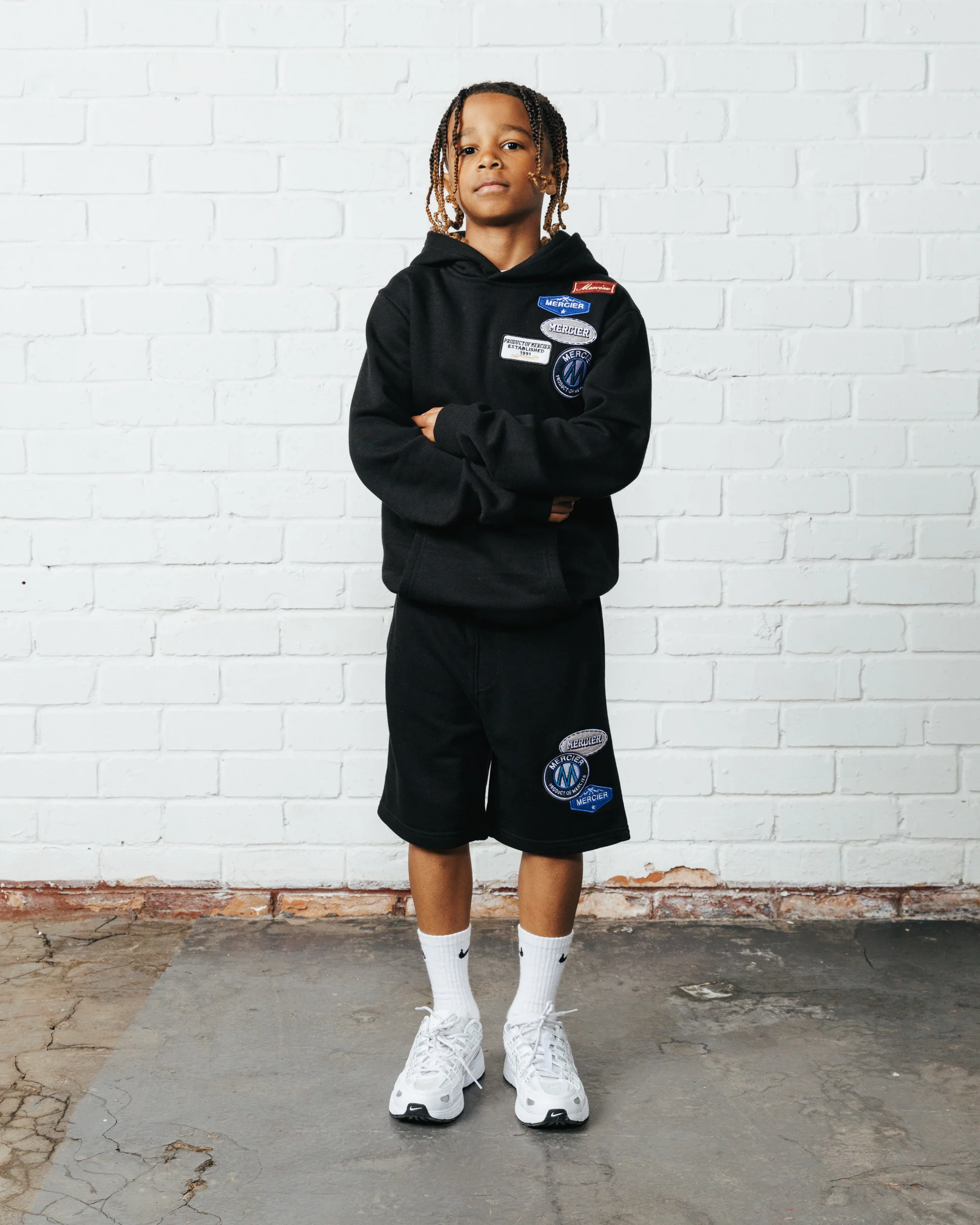 Junior OG Badge Shorts Black - Image 3