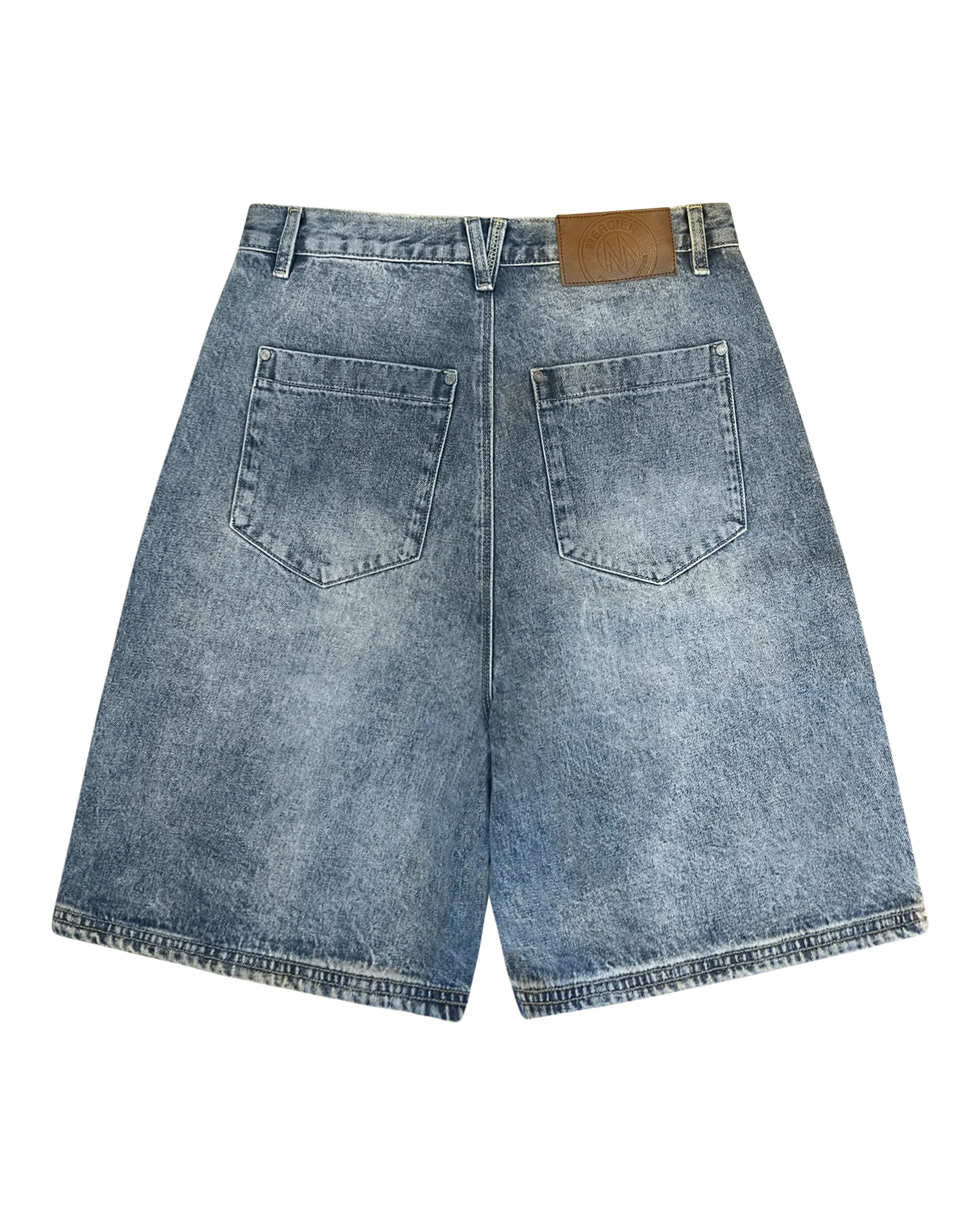 Relaxed washed Badge Jorts - Image 3