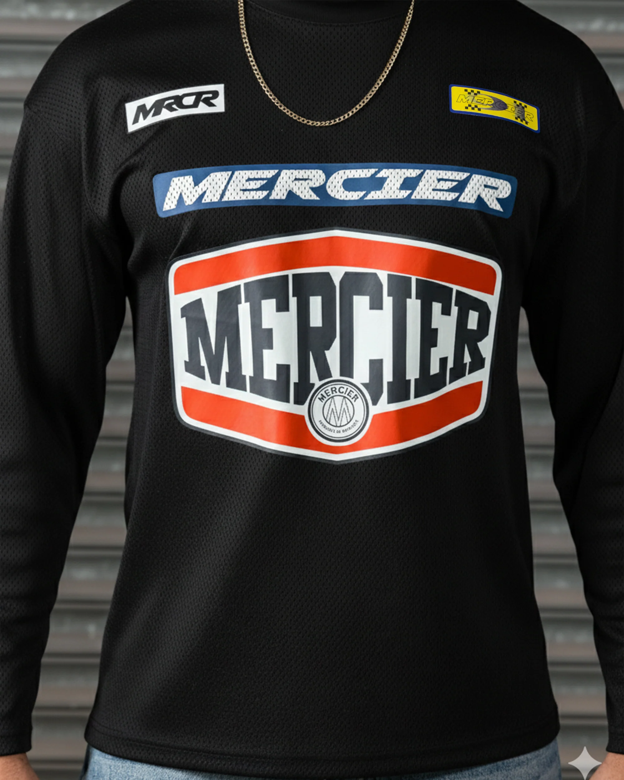 Mercier MotoX Mesh Top Black - Image 3