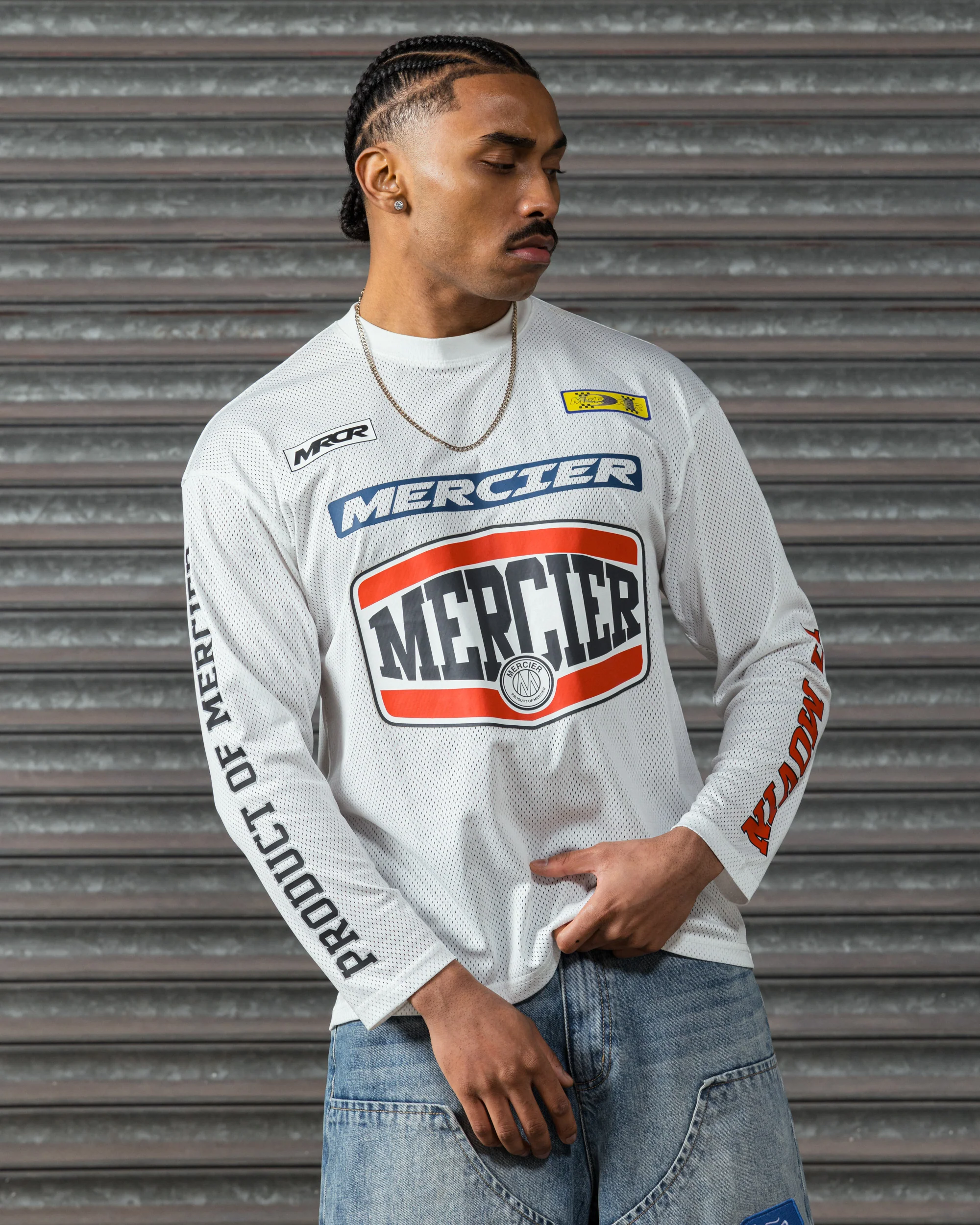 Mercier MotoX Mesh Top White - Image 5