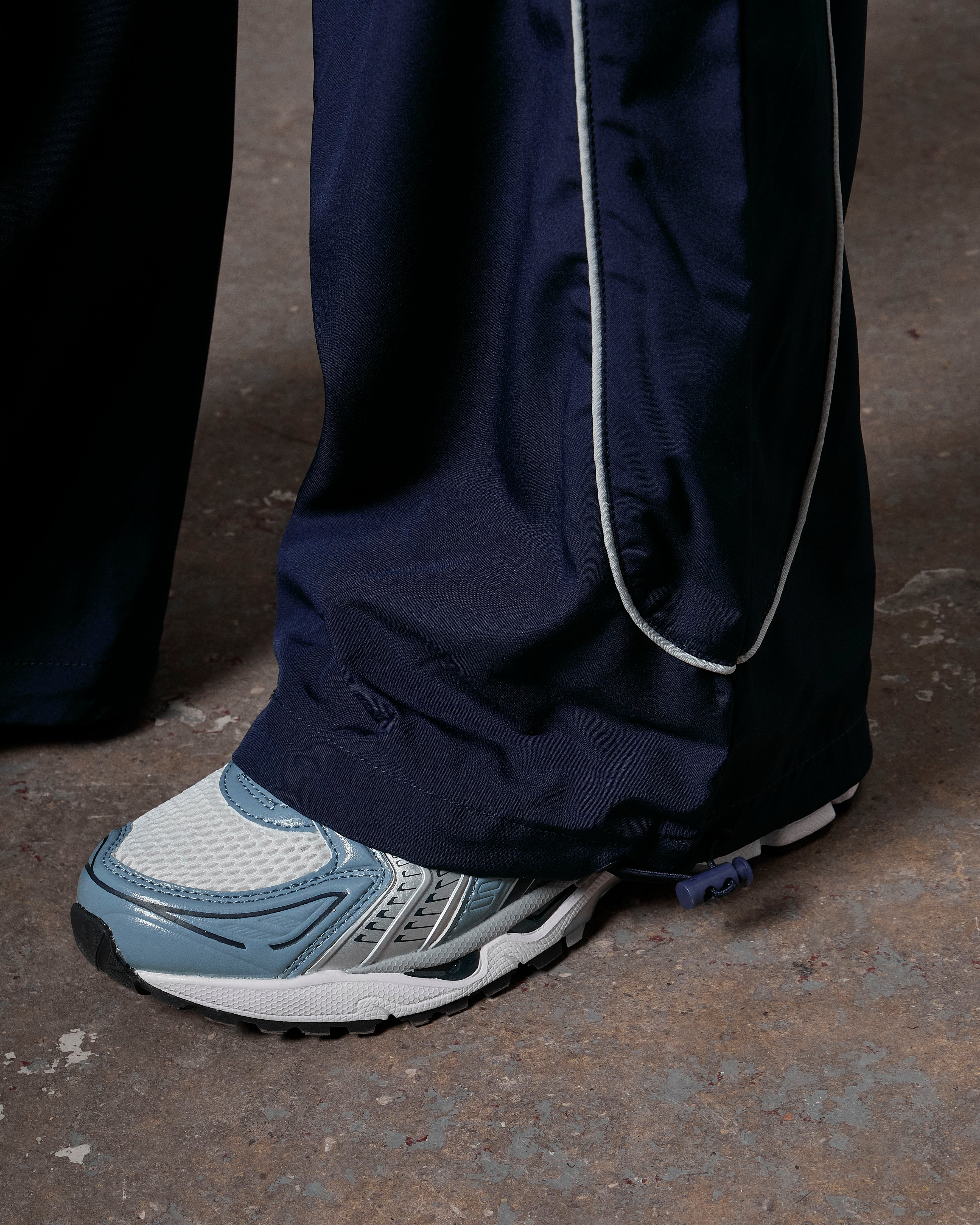 Women's Piping Track Pants Navy - Image 3